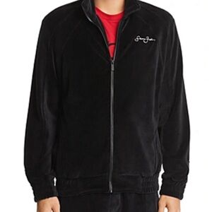 vintage Sean John velour track jacket, a staple of Y2K-era streetwear. Size XXL